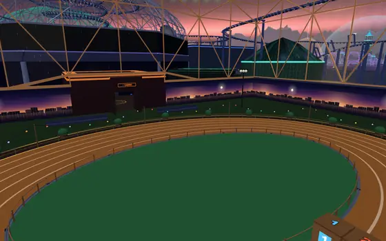 The greyhound track